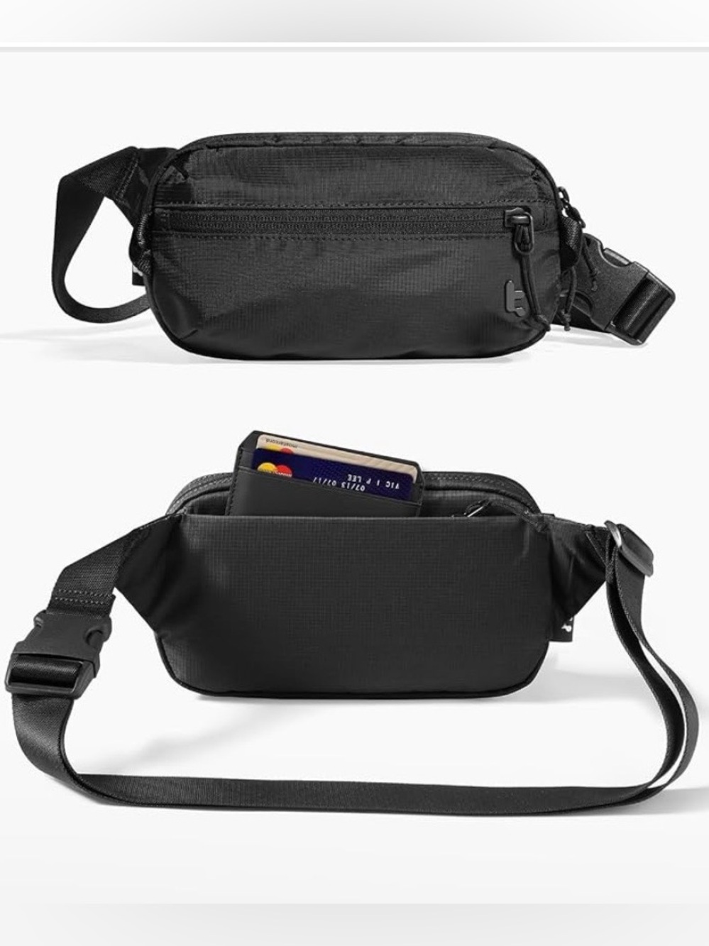 Tomtoc Black Unisex Crossbody, Shoulder / Sling Bag - Everyday Carry Bag useful